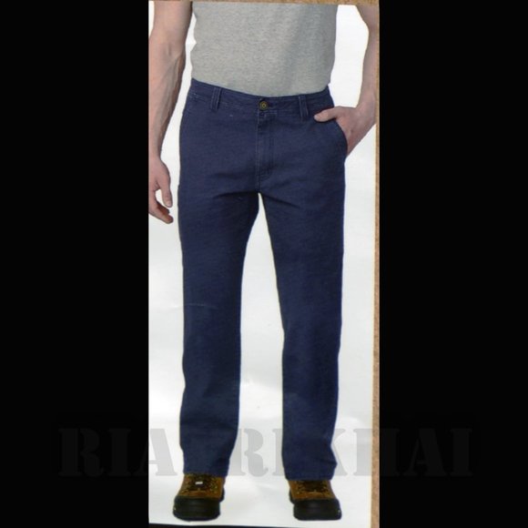 BLUE (NAVY) NWT Men's stretch Canvas pant Legendary Outfitters - Picture 3 of 9